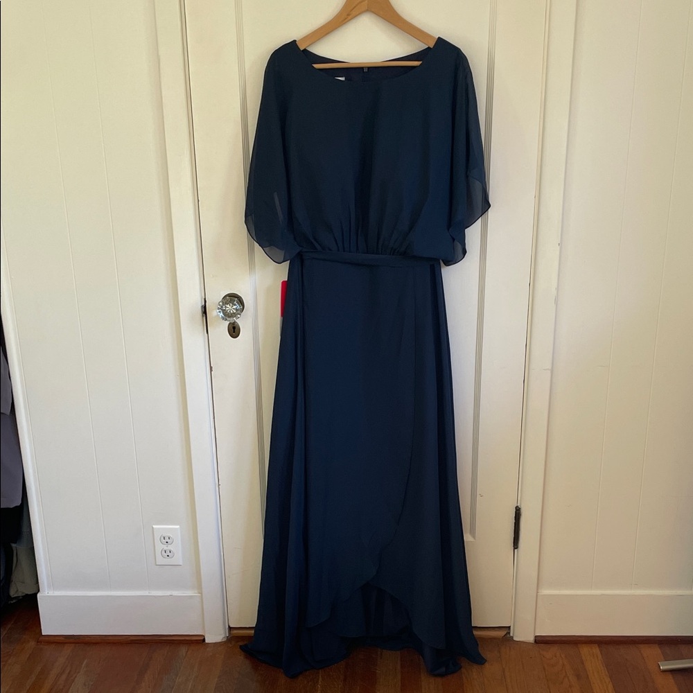 JJ’s House- Elegant Navy Blue Women's Bridesmaid Dress- Size 18W NWT